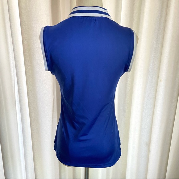 US Polo Assn. | Sleeveless Activewear Top | Blue/White | XS - Picture 6 of 10